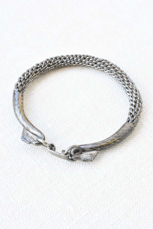 Handmade braided chain bracelet