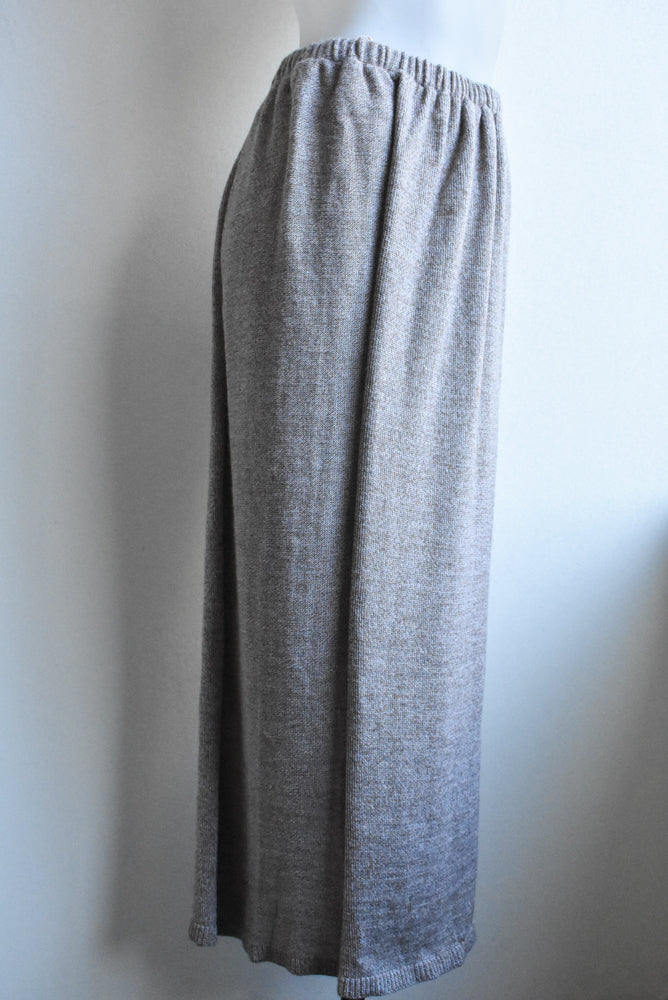 Trish Gregory wool two piece, skirt and oversized cardigan
