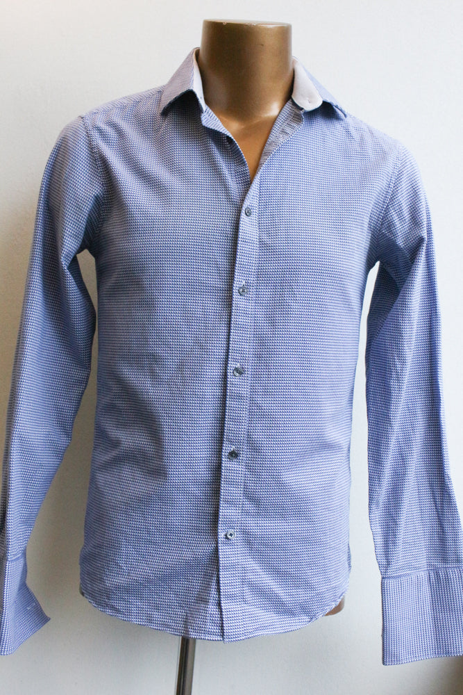 Burton Menswear blue shirt, size S