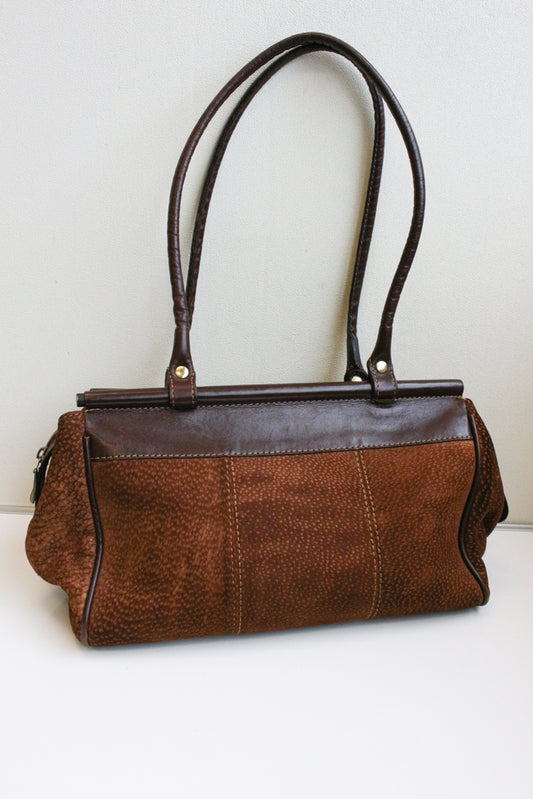 New Zafiro Talabartería brown hand bag