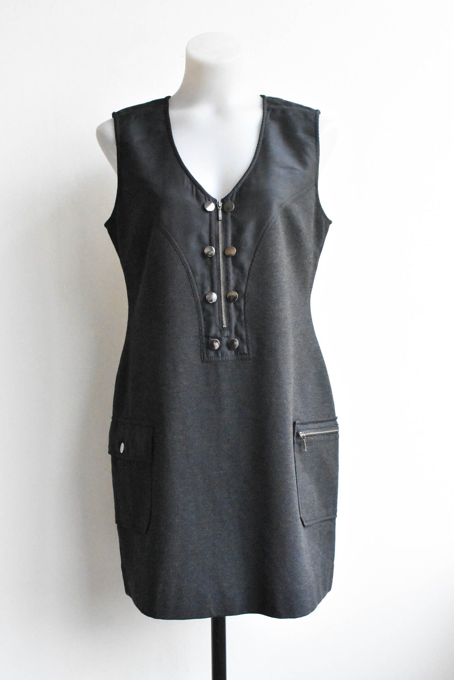 Vargo black sleeveless dress, size 14
