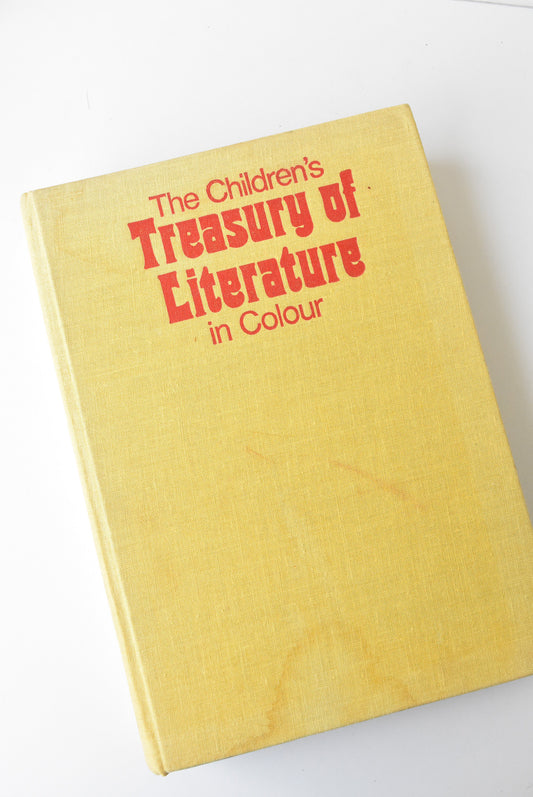 Vintage book The Children's Treasury of Literature in Colour