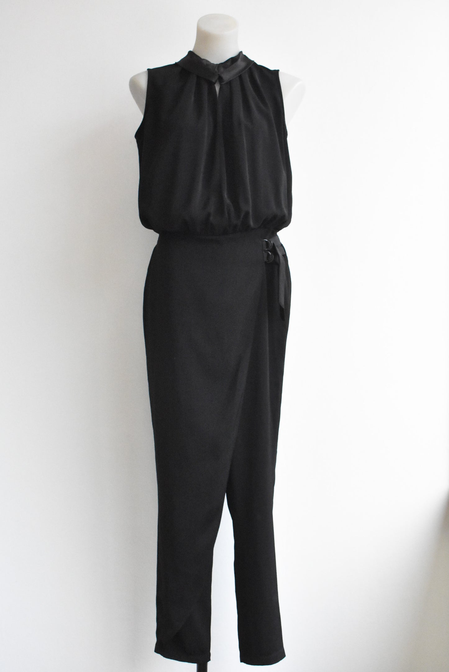 Only black sleeveless jumpsuit, 29