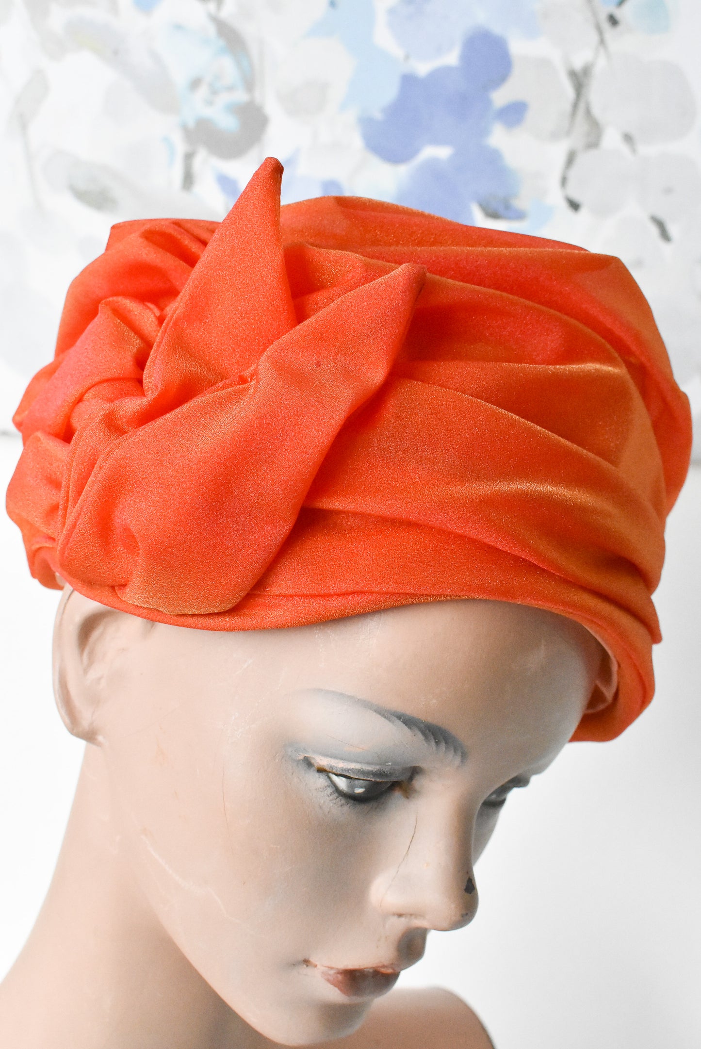 Jacoll vintage fiery orange hat