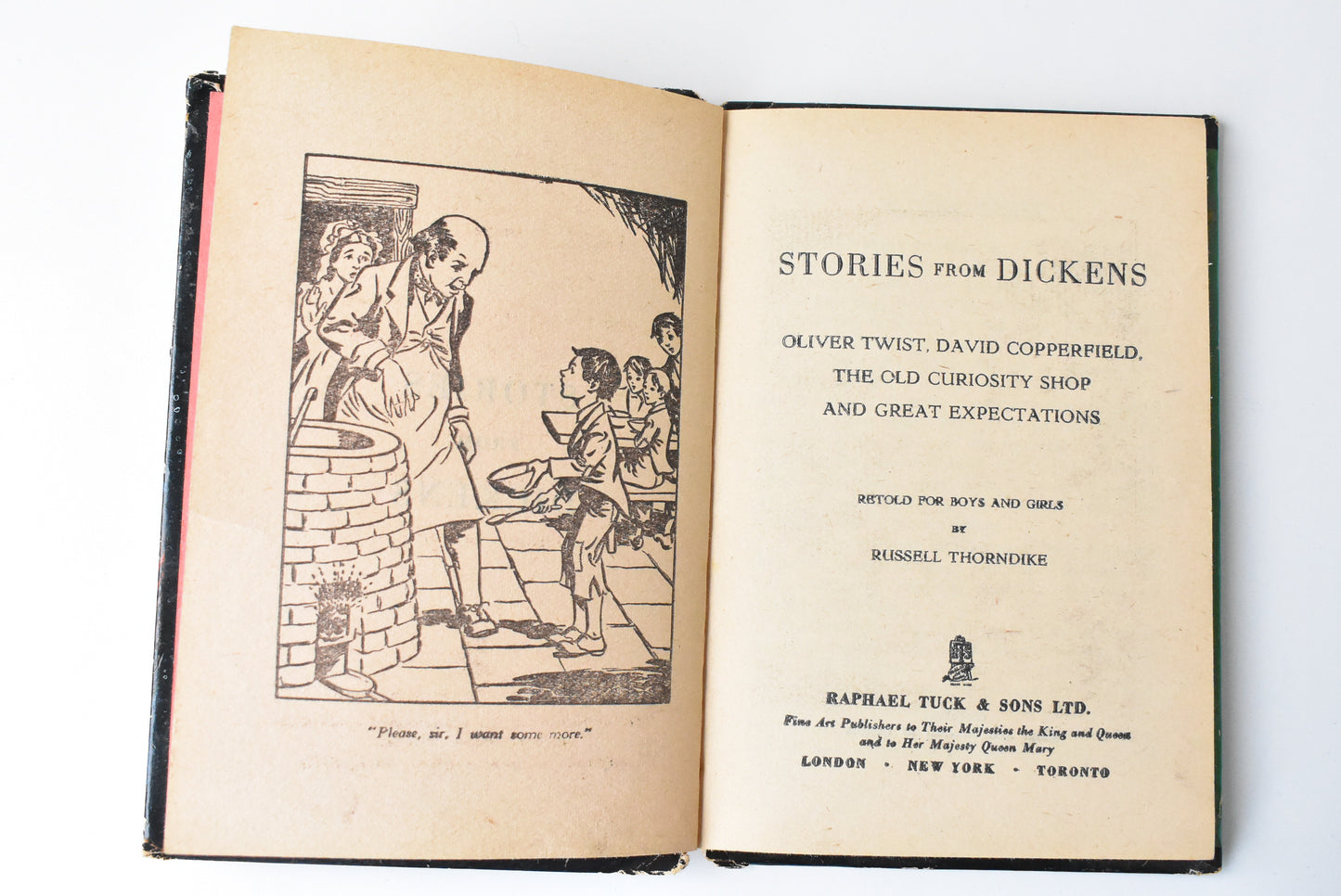 Vintage book Stories From Dickens