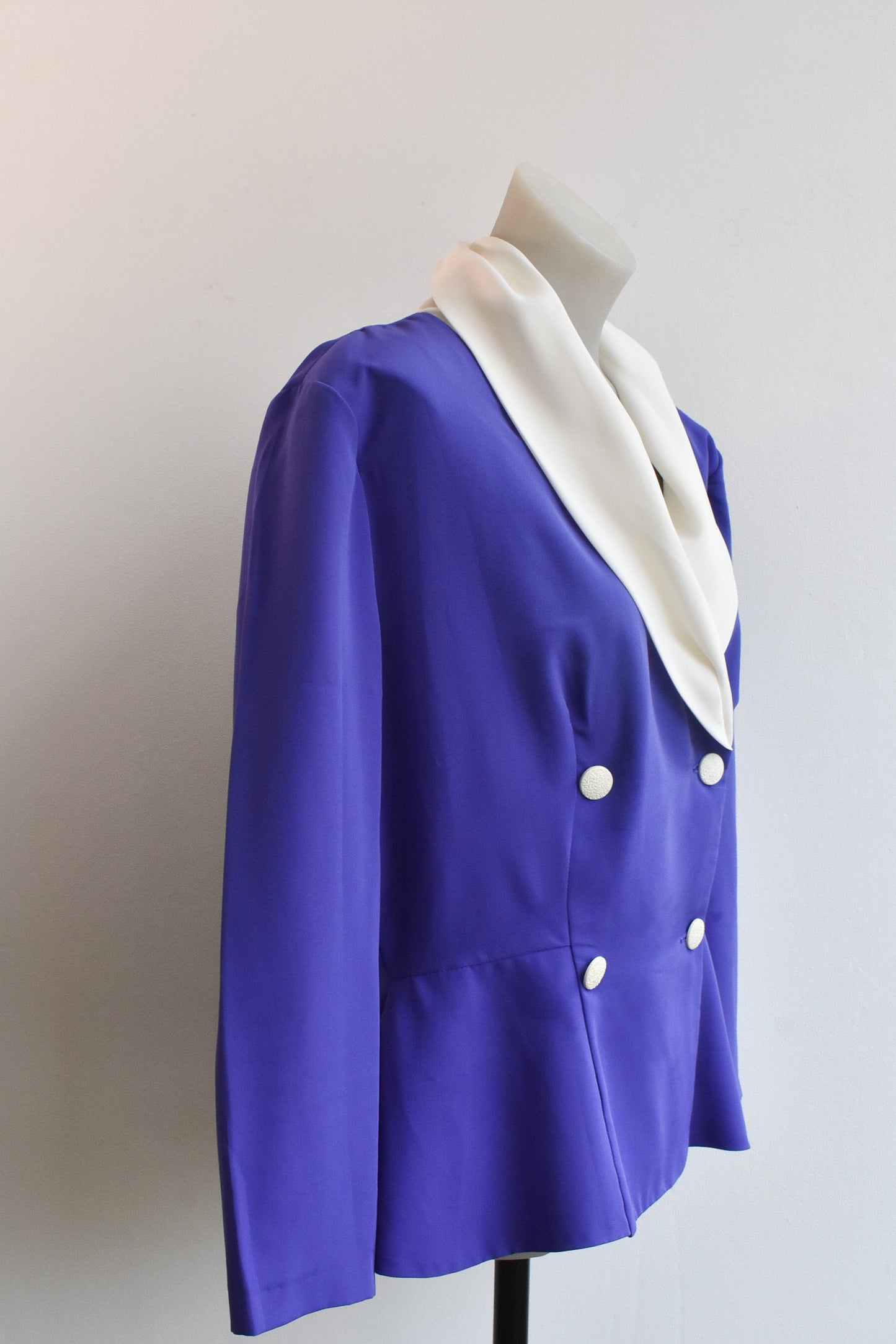 Retro shawl collar jacket (size 14)
