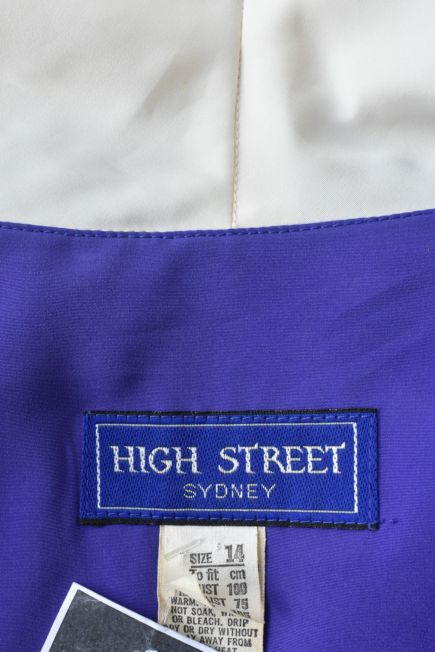 Retro shawl collar jacket (size 14)