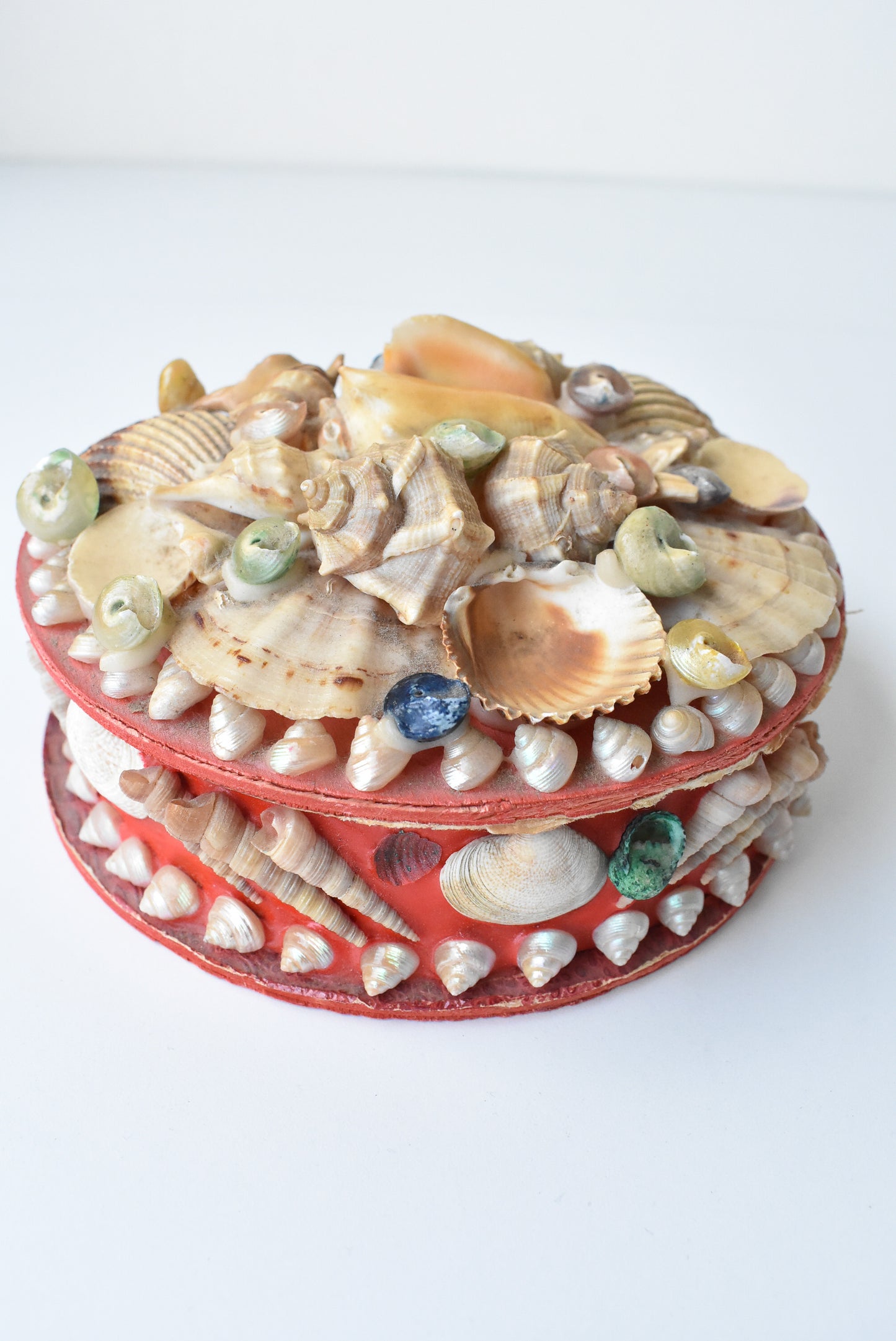 Retro seashell trinket box