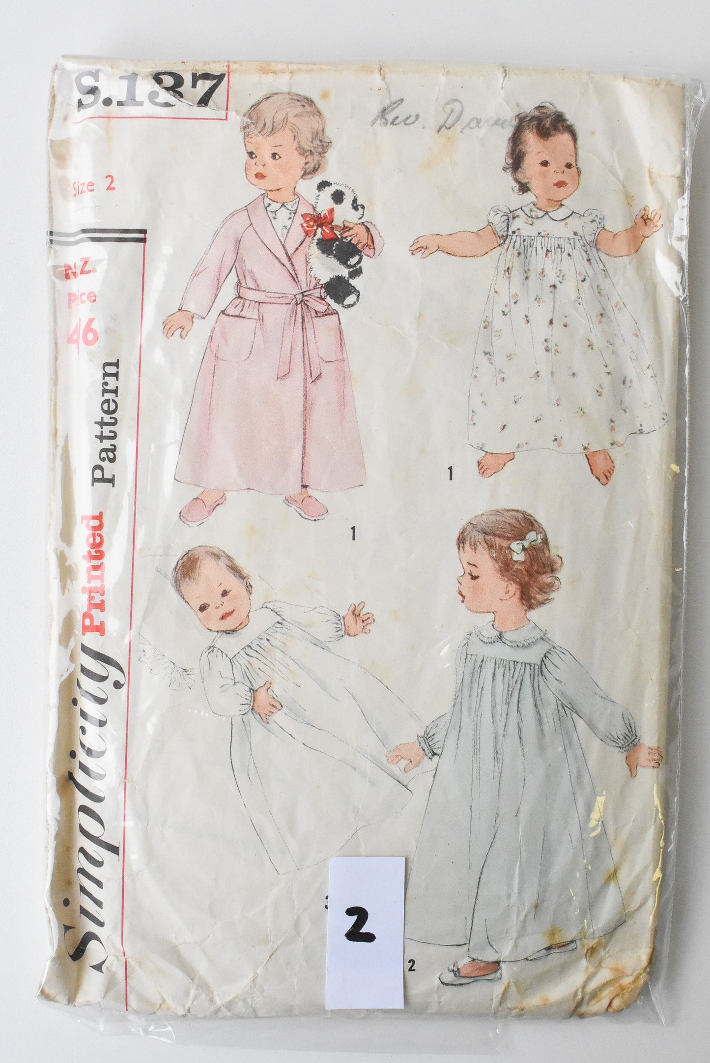 Vintage sewing patterns, a variety available