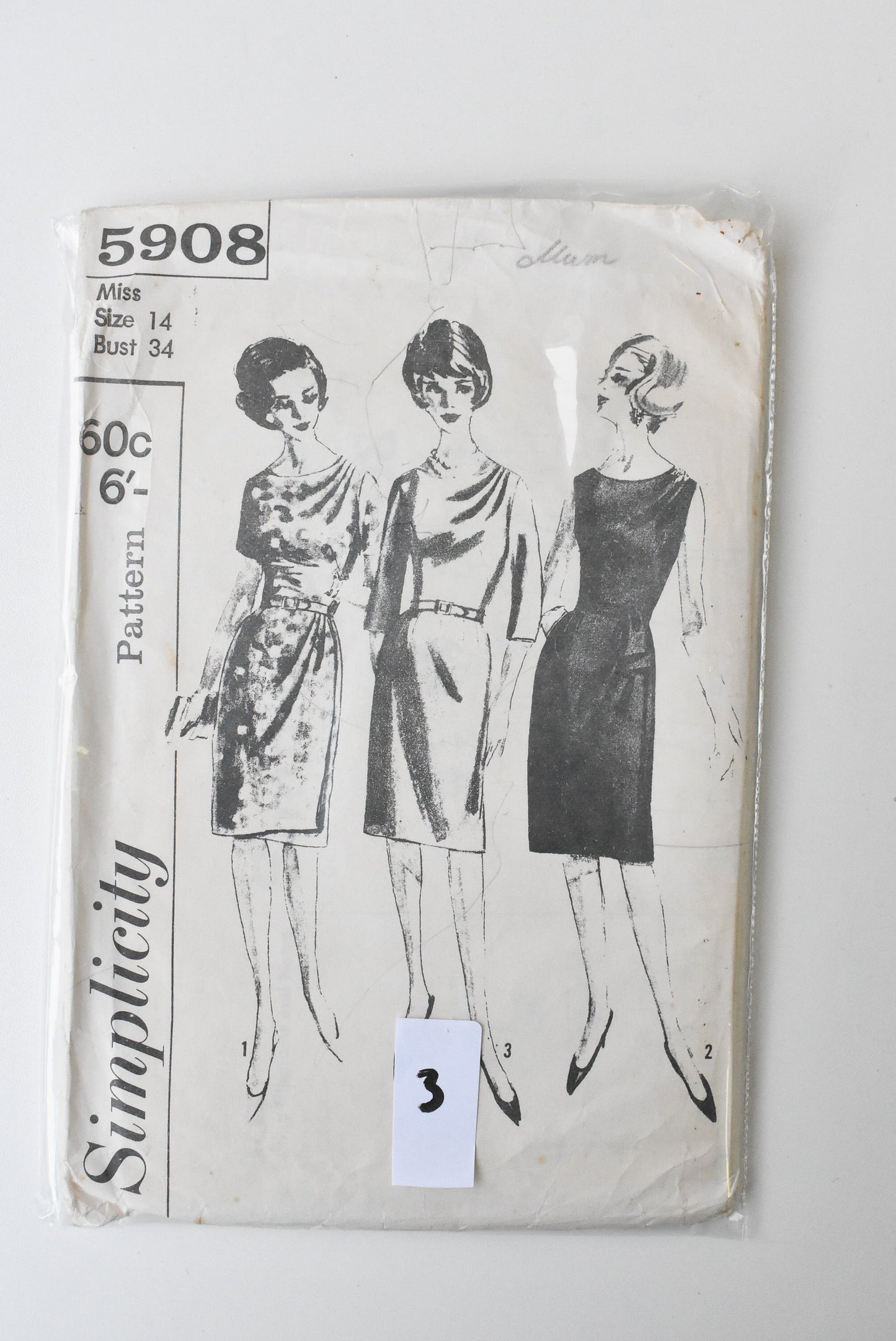 Vintage sewing patterns, a variety available