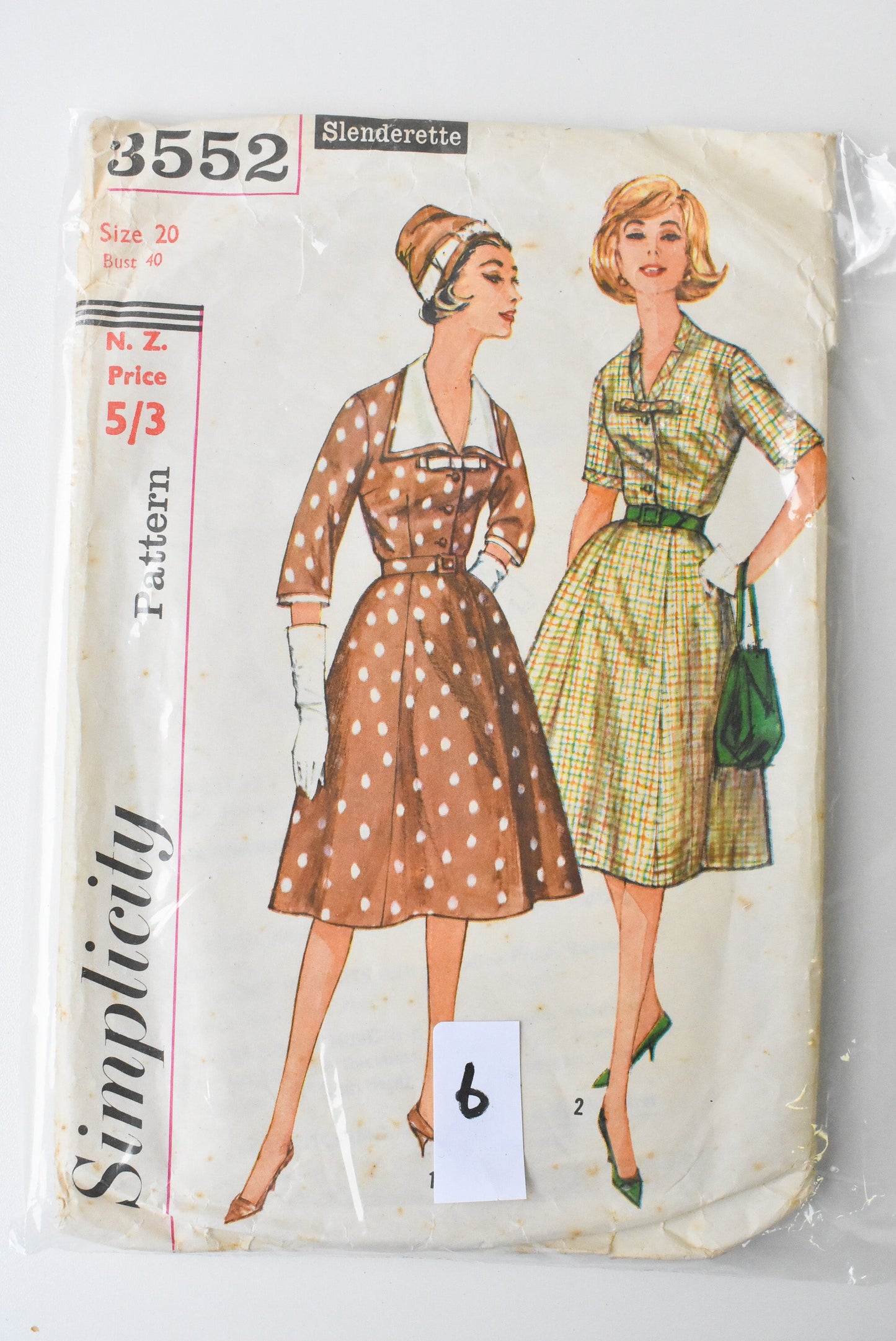 Vintage sewing patterns, a variety available