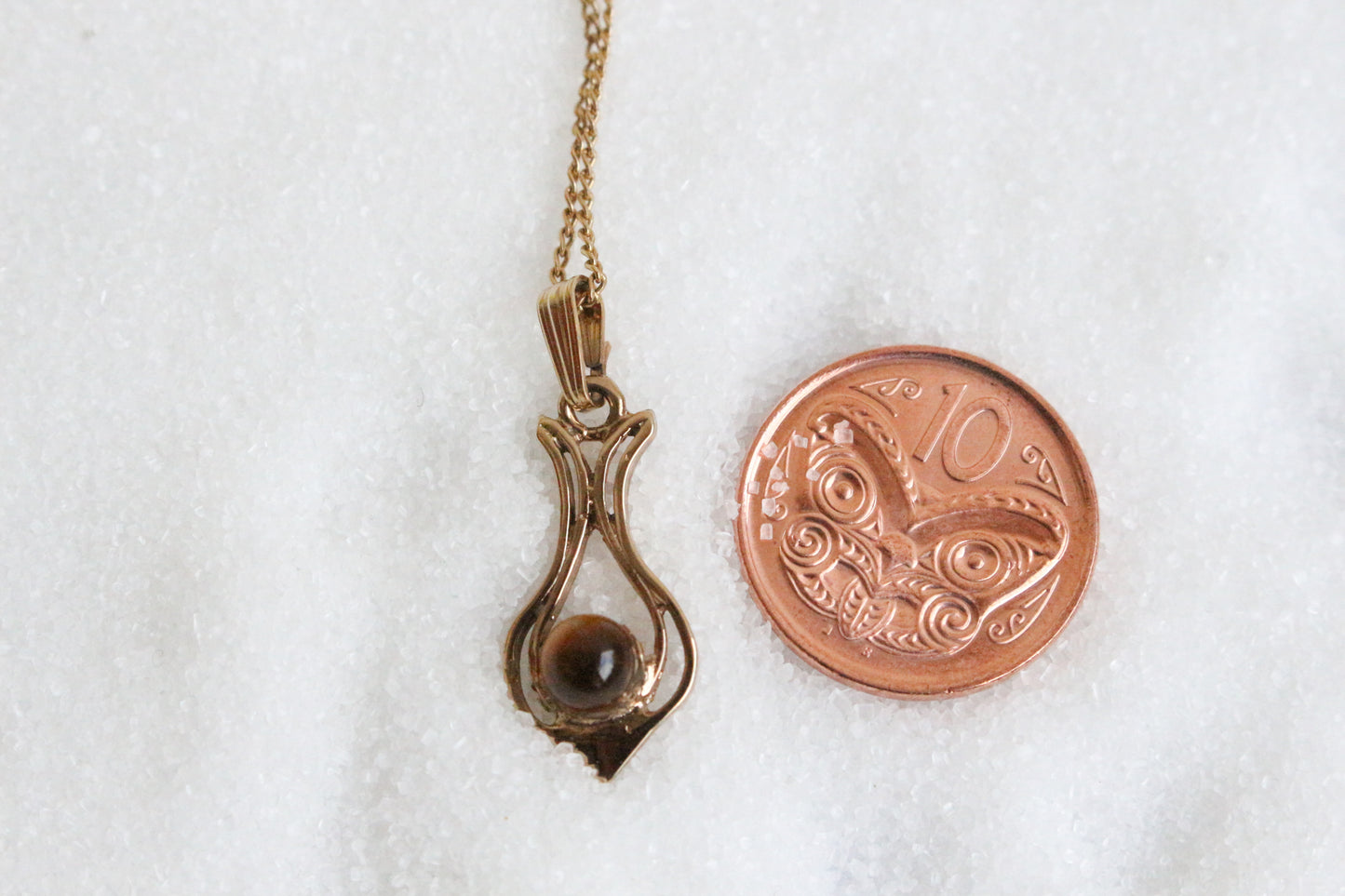 Tiger's eye pendant