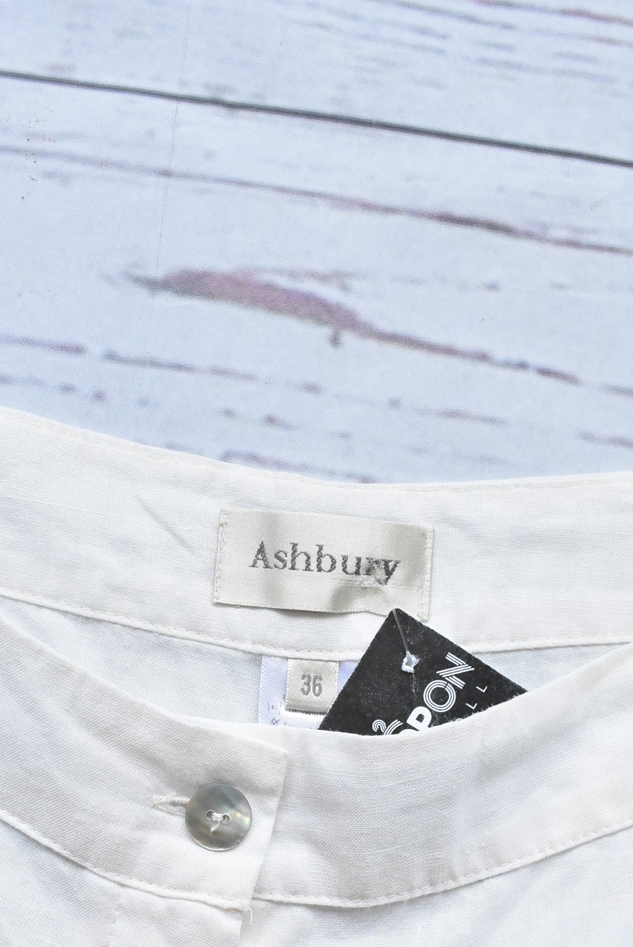 Ashbury ramie trousers, 36