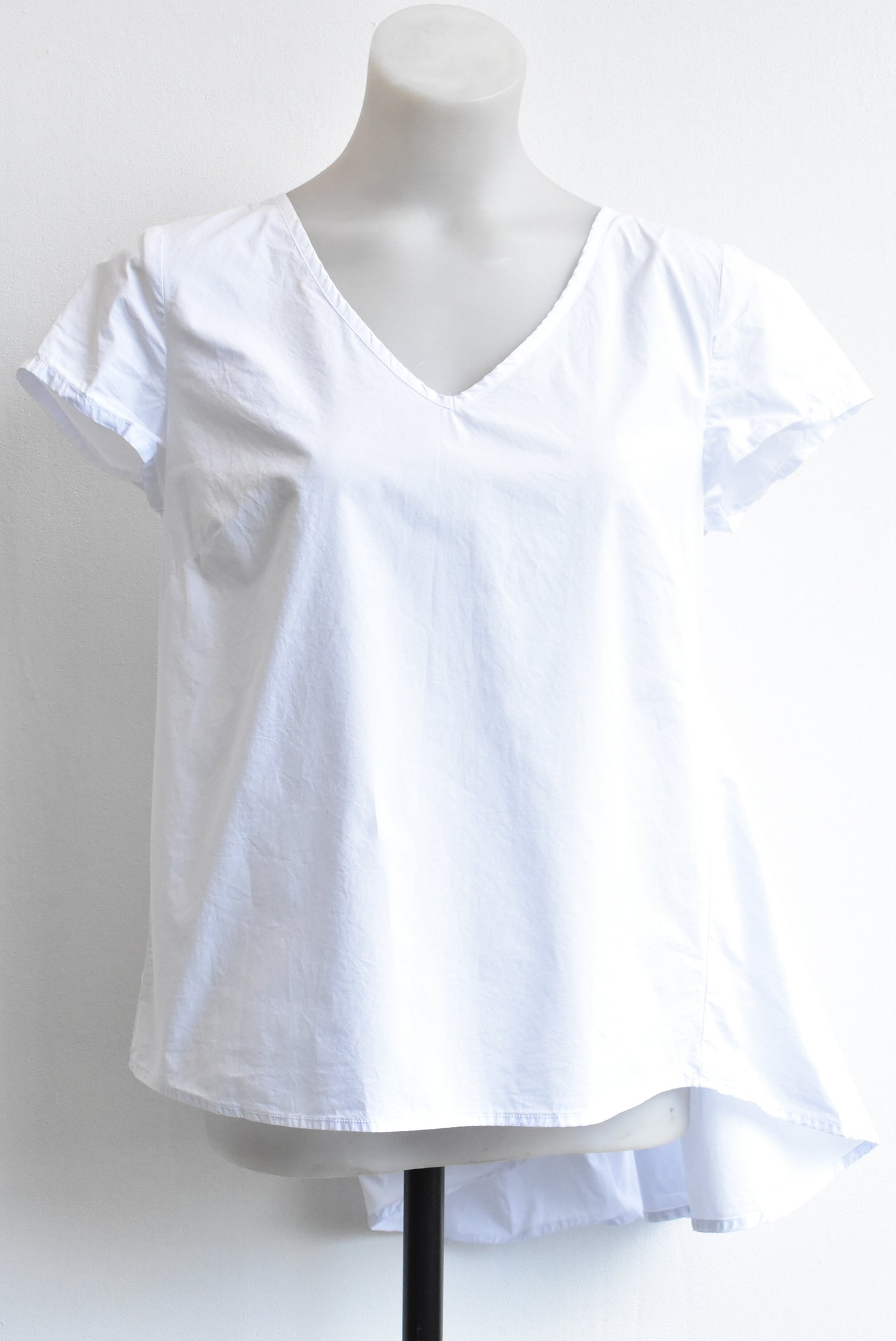Ricochet white peasant blouse, size 6