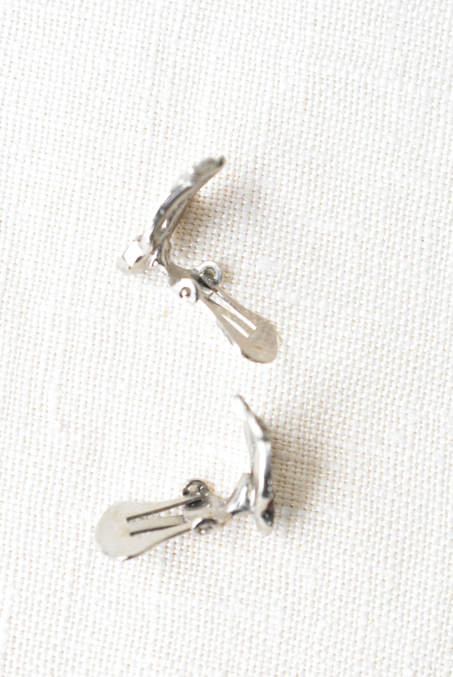 Vintage earrings marcasite clip-on