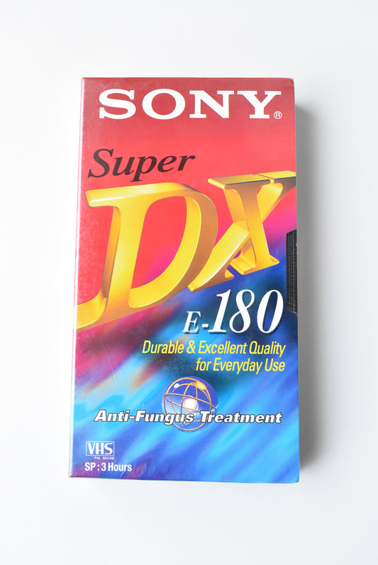 Sony Super DX blank video cassettes x5
