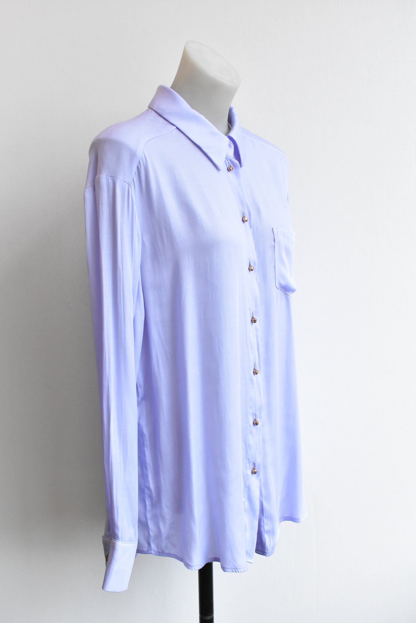 Liam lilac cut-out shirt, size M
