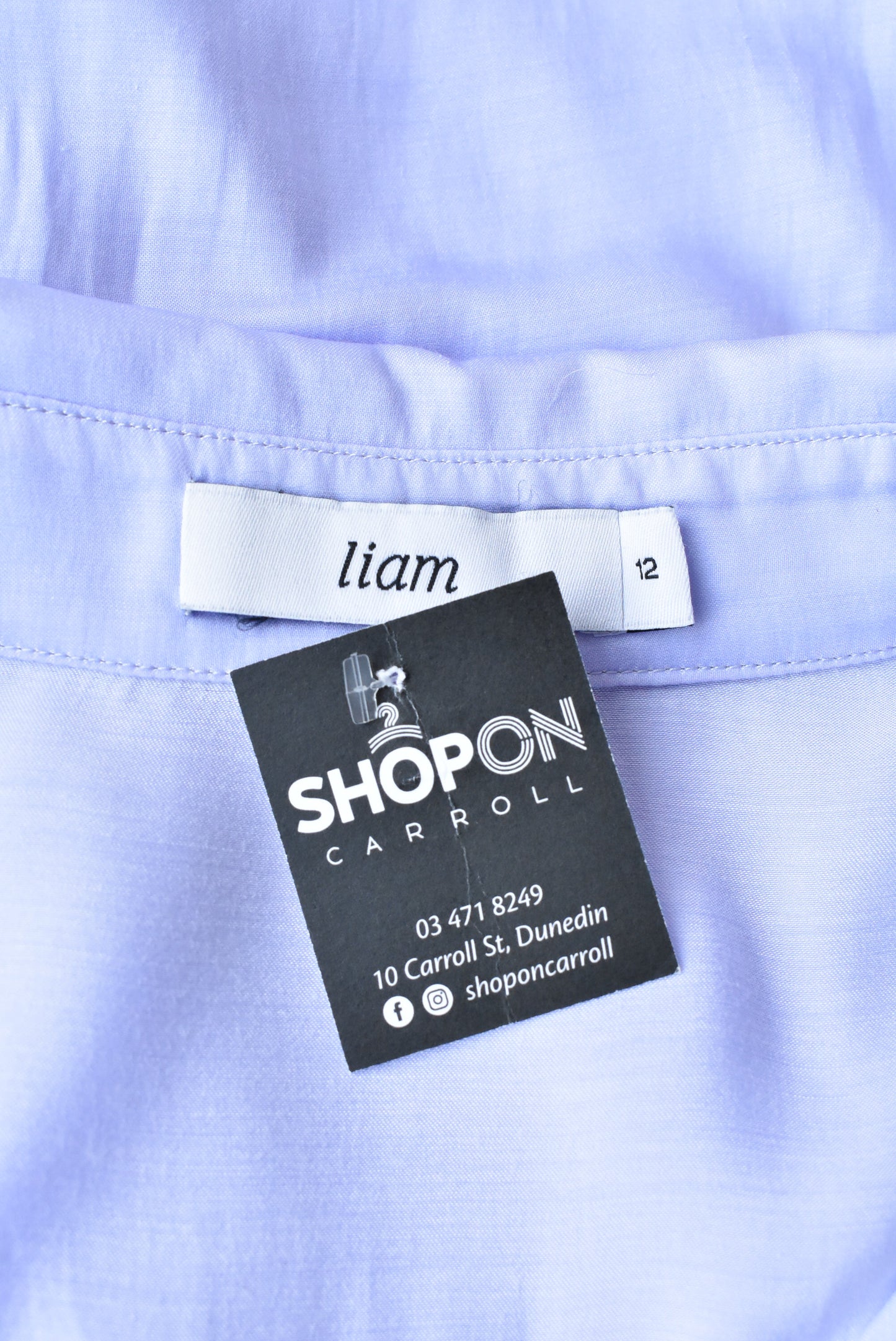 Liam lilac cut-out shirt, size M