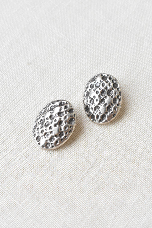 Retro Mexican 925 silver clip-on earrings